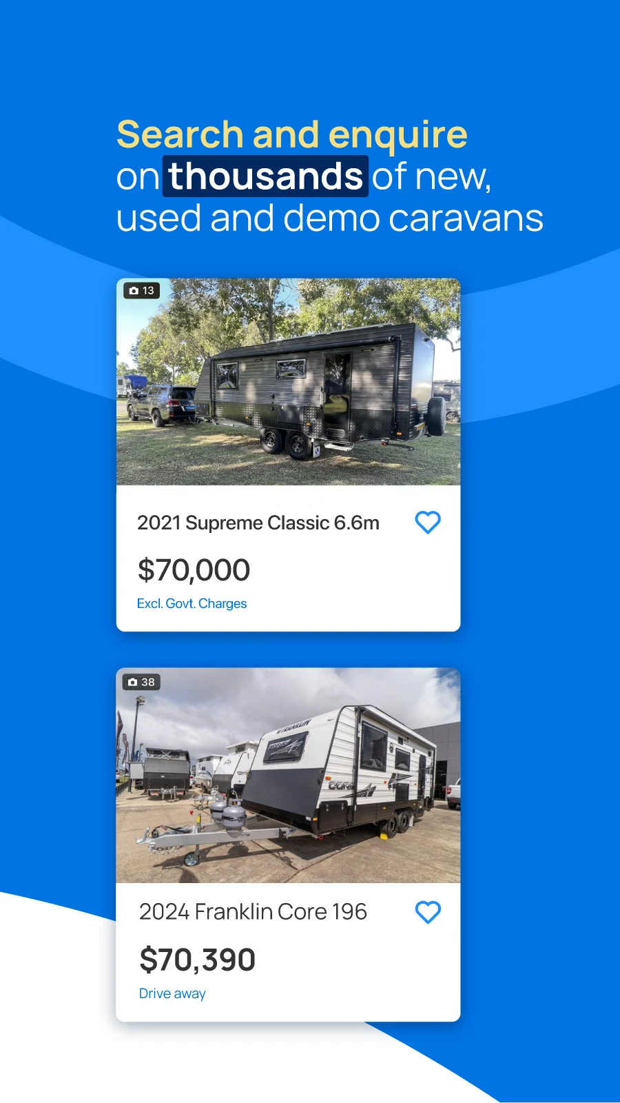 caravancampingsales screenshot